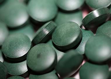 Spirulina platensis pills