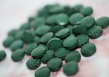 Spirulina platensis pills