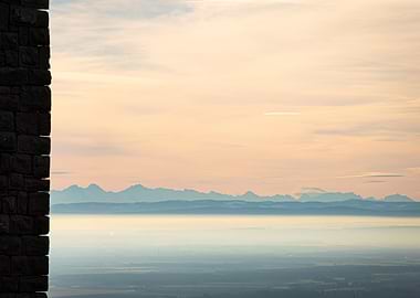 Alps from Alsace
