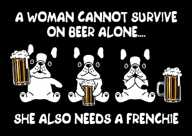 A woman cannot survive on