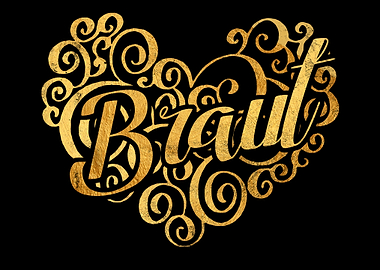 Braut Calligraphy Bride