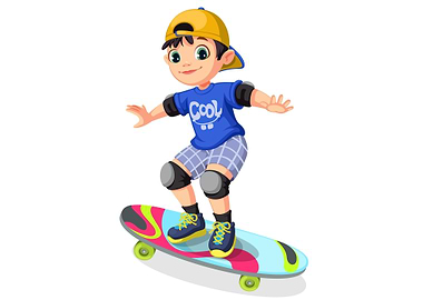 Pop up Boy Skater