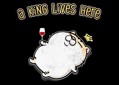 King Cat lives here Food