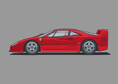 F40 red