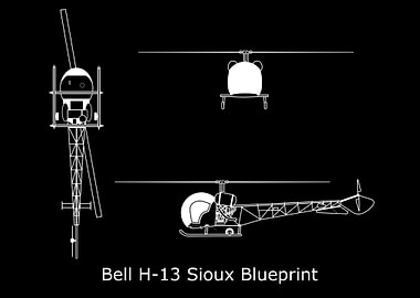 Bell H13 Sioux Blueprint