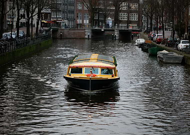 Amsterdam canal boat trip