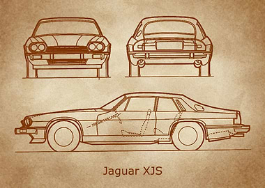 Jaguar XJS 1978 old