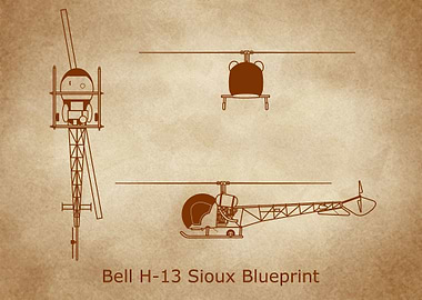 Bell H13 Sioux old
