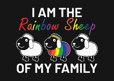 I am the rainbow sheep