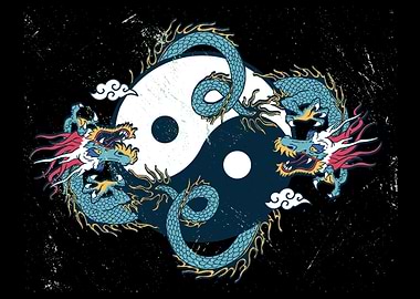 YingYang Lucky Dragon Chi