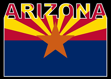 Arizona Text Flag