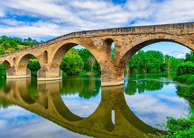 Bridge landscape river