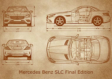 Mercedes Benz SLC old
