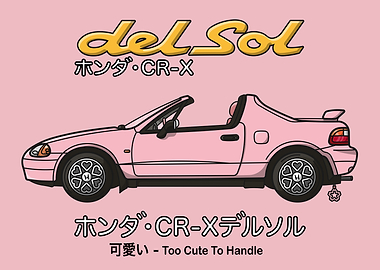 Kawaii CRX Del Sol Side