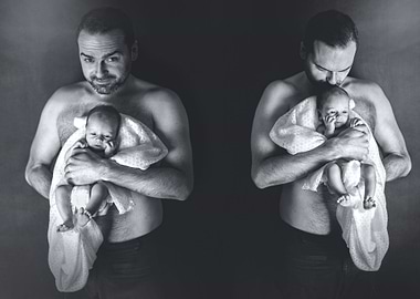 New Father Baby Infant