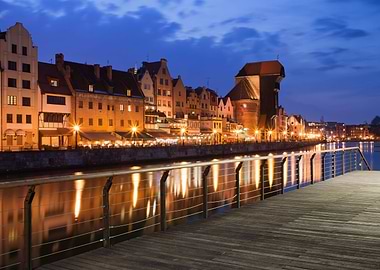 Gdansk City by Night