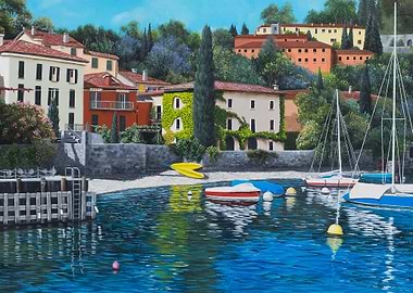 Pescallo lake Como Italy