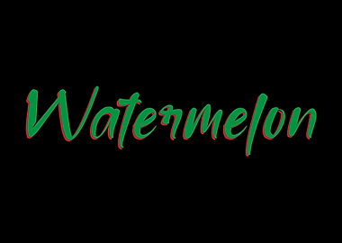 Watermelon Writing Melon