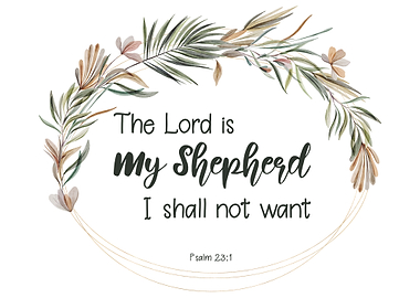 The Lord is my Shepherd