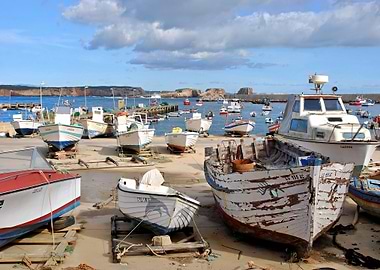Sagres fishing port
