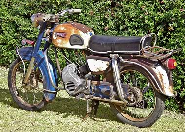 Rusty Macal motorbike