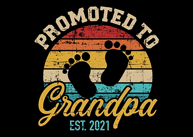 Promoted Grandpa 2021 vint