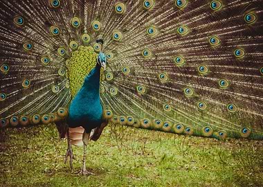 brown green nature bird