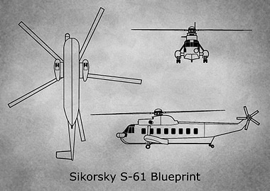 Sikorsky S61 gray old