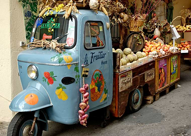Ape tricycle in France
