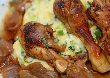 Chicken legs greek cuisine