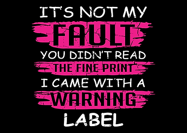 Didnt Read The Fine Print