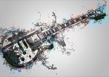 Guitar abstract