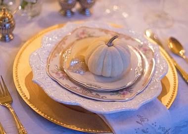 Holiday Table setting