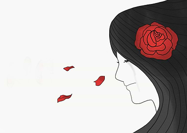 Sadness woman crying