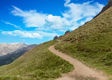 street in the mountain