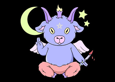 Pastel goth Baphomete