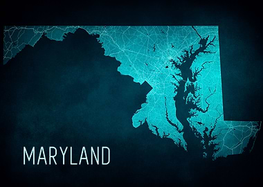 Maryland State Map
