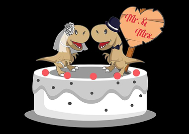 Dinosaur Couple Dinosaur F