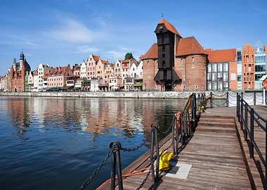 Gdansk City Skyline