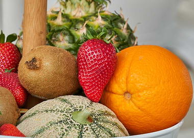 sweet and fresh fruit