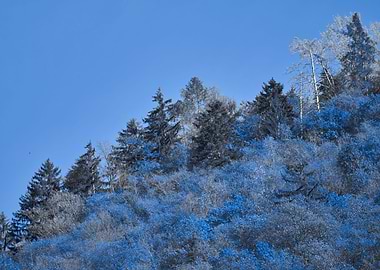 rocky mountain and cloudy