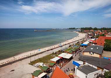 Town of Hel in Poland