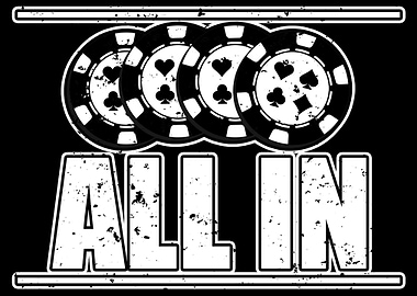 All in design for poker an