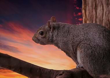 squirrel in the forest