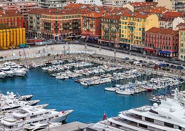 Port of Nice in France