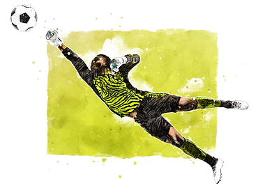 Soccer Footbal Goalkeeper