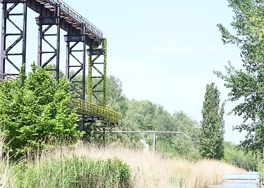 Abandon industrial factory