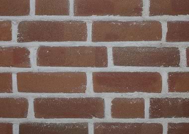 Retro red brick wall macro