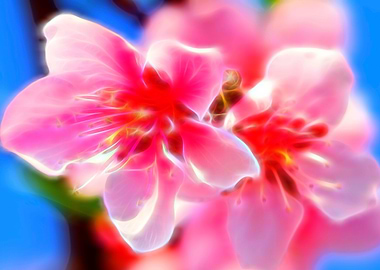 peach blossom in spring