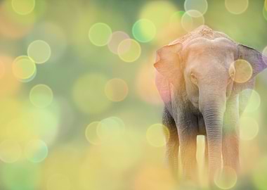 elephant in the jungle